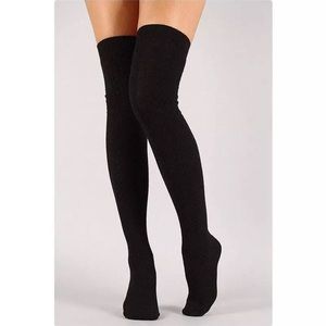 Knit Over Knee High Sock leg warmers